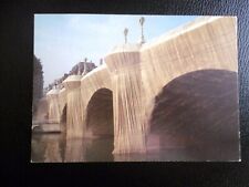 Carte postale CHRISTO Le Pont Neuf empaqueté Paris 85 Arche Wolfgang Volz Photo