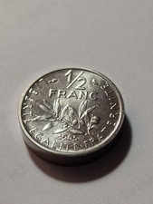 1/2 Franc Semesue Piefort 1965 Rare 500ex