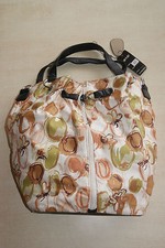 Sac à main blanc, marron