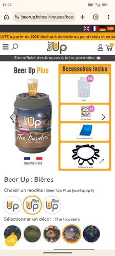 Beer plus pompe - beer, up