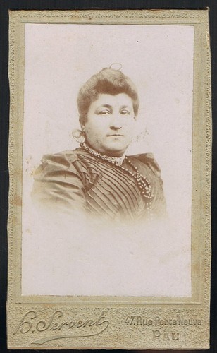 Cdv photographie femme par - photographie, de