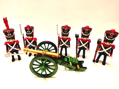 Playmobil soldats canon - et,
