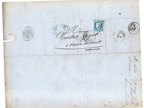 Lettre ancienne avec - ancienne, courrier