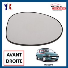 GLACE DE RETROVISEUR AVANT DROIT POUR TWINGO I de 1993 à 1998 = 7701036390