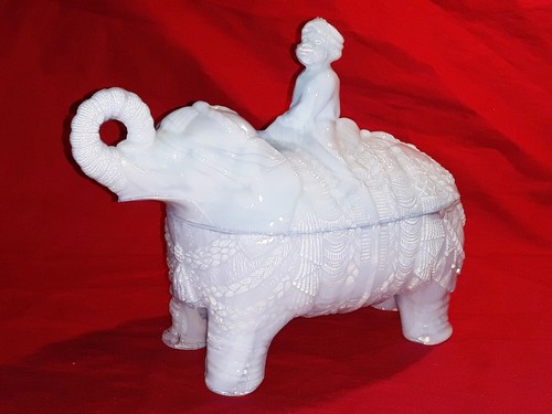 Opaline bleutee moulee - opaline,