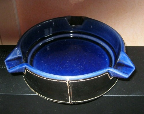 Cendrier ceramique bleu - ceramique,