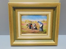 -ANCIEN CADRE BOIS doré EMAIL