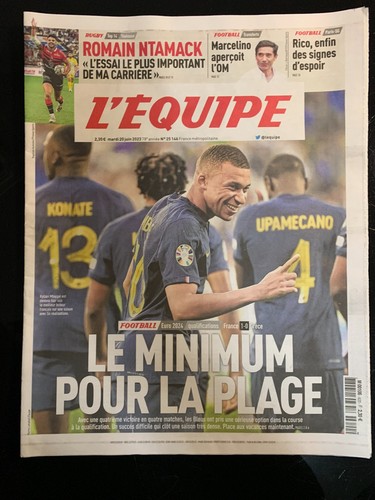 Equipe journal 06 2023 - l'equipe,