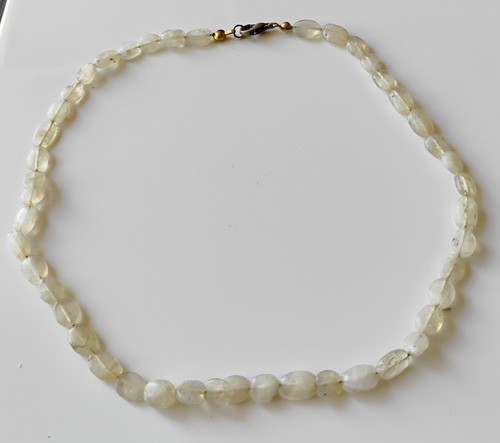 Collier perles pierre de - pierre,
