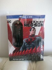 Coffret neuf BLU-RAY + DVD SUPERMAN REDSON en Édition Limitée avec figurine