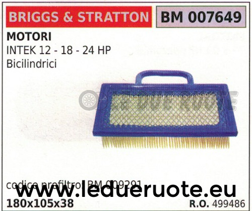 499486 filtre air moteur - 499486,