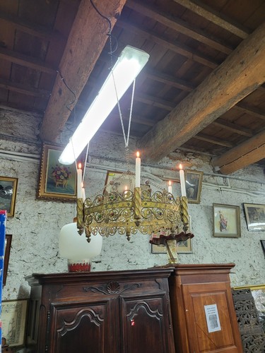 Ancien lustre neo - lustre,