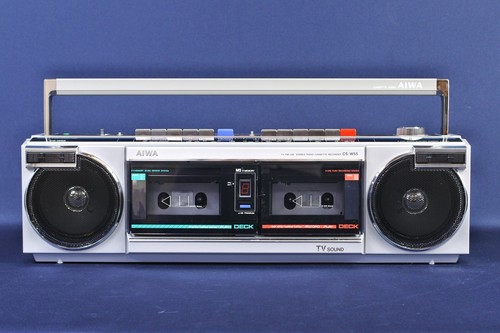 Aiwa w55 boombox deck - aiwa, cs-w55