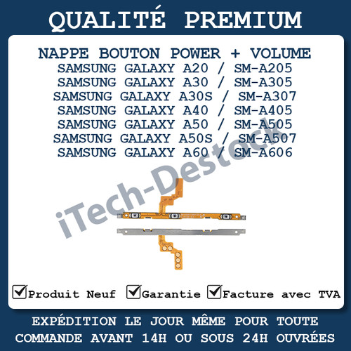 Nappe bouton power volume - nappe,
