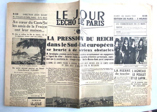 Journal jour echo de - le,