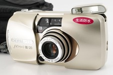 Olympus μ mju III 120 35mm Point & Shoot Film Camera 【TOP MINT w/Case】JAPAN #124