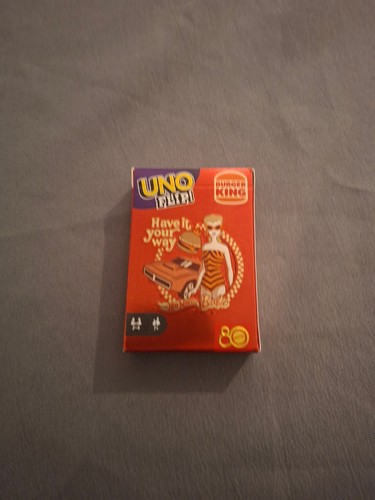 Jeu uno flip burger king - flip, –