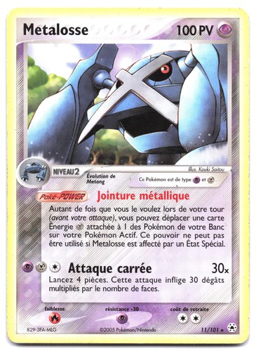 Carte pokémon metalosse - carte,