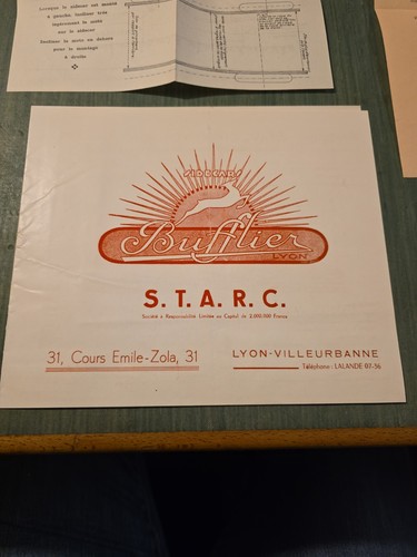 Catalogue side cars bufflier - catalogue, side-cars