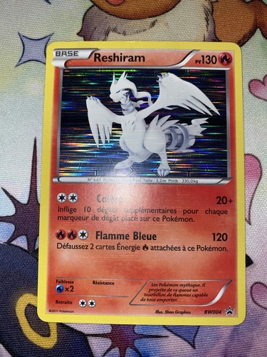 Carte pokémon reshiram bw004 - pokémon,