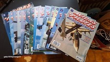 Lot de 15 revues aviation Edition Atlas: Avions et pilotes du n° 1 au n°15