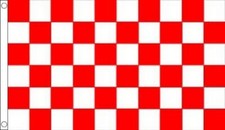 DRAPEAU DAMIER ROUGE ET BLANC