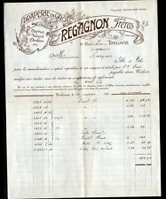 TOULOUSE (31) DRAPERIES & COUTILS / TEXTILES "REGAGNON Freres" en 1912