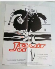 HUGO PRATT JESUIT JOE  POSTER AFFICHE DE CINEMA environ 40X50 CM pliée en 4