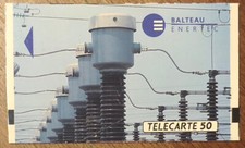 BALTEAU ENERTEC TÉLÉCARTE PRIVÉE PUBLIQUE SANS PUCE PHONECARD DUMMY SCHEDA CARTE