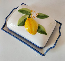 Beurrier barbotine citron