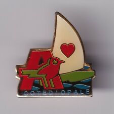 RARE PINS PIN'S .. SPORT NAUTIQUE WINDSURF PLANCHE VOILE AUCHAN COTE OPALE 62~EV