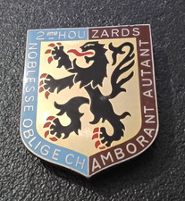 Insigne Militaire Français 2ème Régiment de Hussards A.Bertrand Atlas (C11)