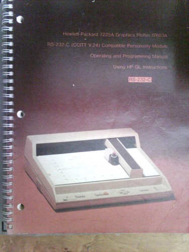 Plotter 7225 operating - hp,