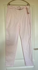 Pantalon Taille Haute Rose