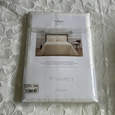 YVES DELORME COUTURE ADAGIO BLANC drap plat / flat sheet 270 cm * 320 cm neuf