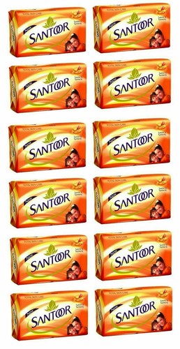 12x savon santoor - aux, sandales