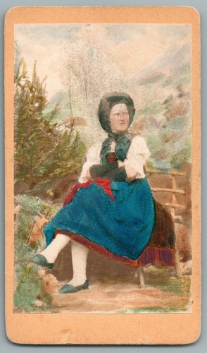 Cdv 1870 tyrolien costume - tyrolien,
