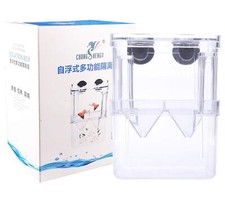 Boîte d'élevage de Poisson Flottant Aquarium Pondoir en Acrylique Bébé Poisso...