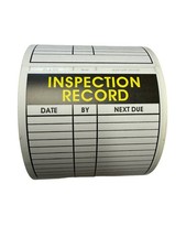 Service Labels- Inspection