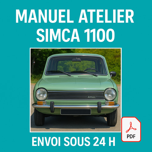 Manuel atelier simca 1100 - atelier,