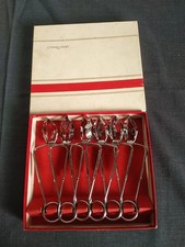 Service de pinces à escargot x 6 vintage Létang & Rémy Livraison Offerte !!!!