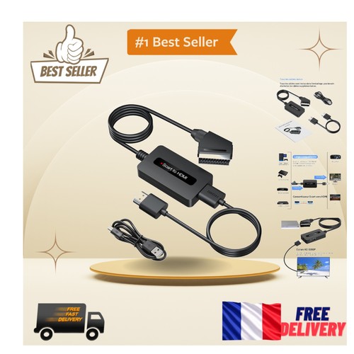 Adaptateur scart vers hdmi - scart,