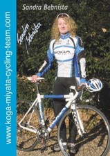 CYCLISME carte cycliste SANDRA