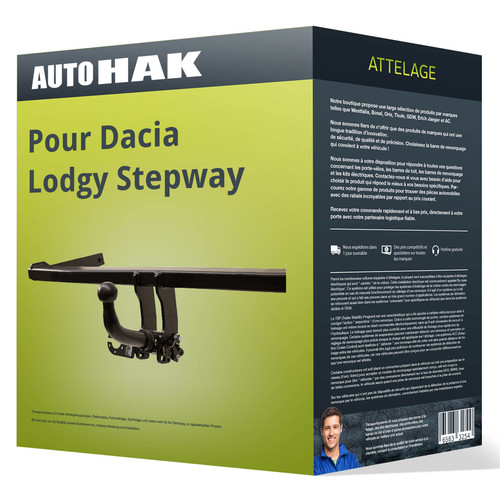 Attelage pour dacia - pour, lodgy