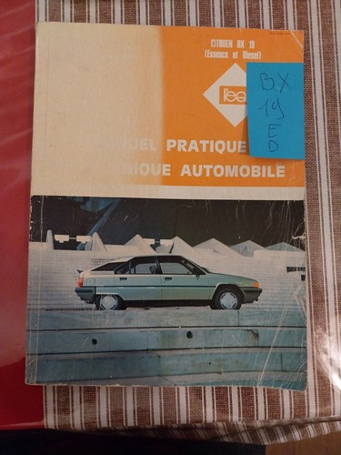 Revue technique citroen 19 - citroen, bx