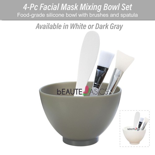 Flexible silicone facial - 4-pc,