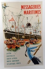 Affiche Poster Bateau Paquebot