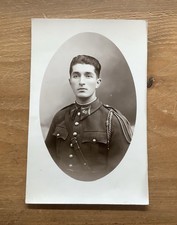 Carte photo soldat - d, un