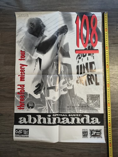 Affiche concert 108 threefold - affiche,