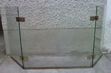 Pare feu design 70's ? verre 3 volets  Fire screen glass 